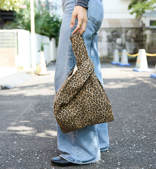 Rouge vif「【MASTER & CO】チノトートバッグスモール / 日本製 / レオパード」|トートバッグ|