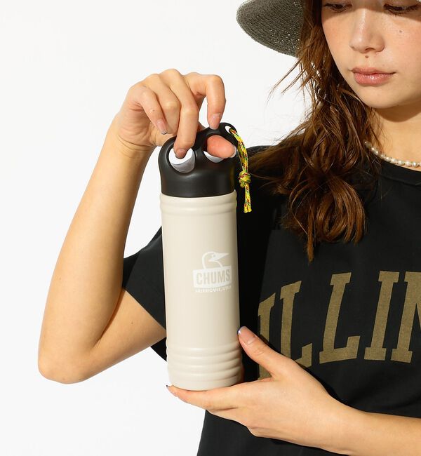 Rouge vif「【CHUMS/チャムス】キャンパーウェーブボトル500ml(食器/キッチン用品)」|食器・キッチングッズ|グレージュ