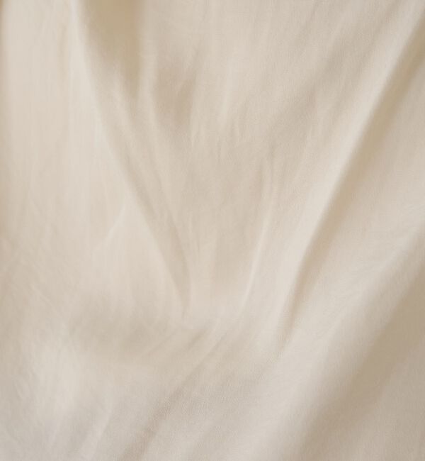 Rouge vif「【一部店舗限定】ドレープサテンブラウス」|シャツ・ブラウス|