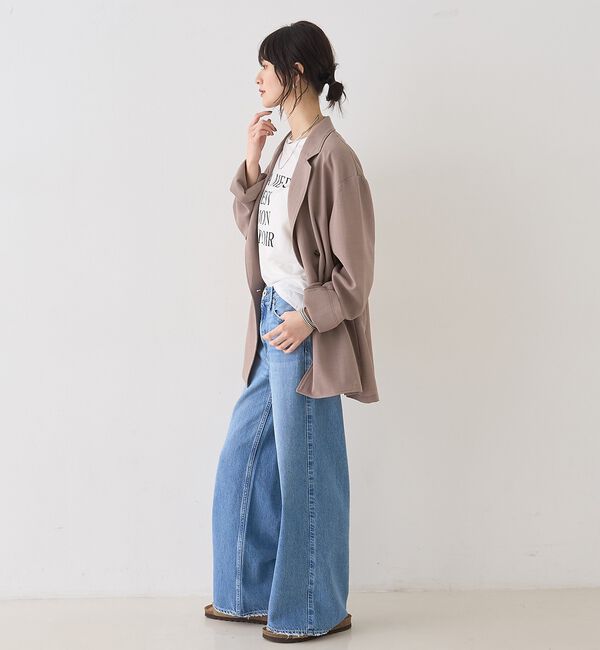 Rouge vif「バスケットメッシュダブルジャケット【予約】」|テーラードジャケット|