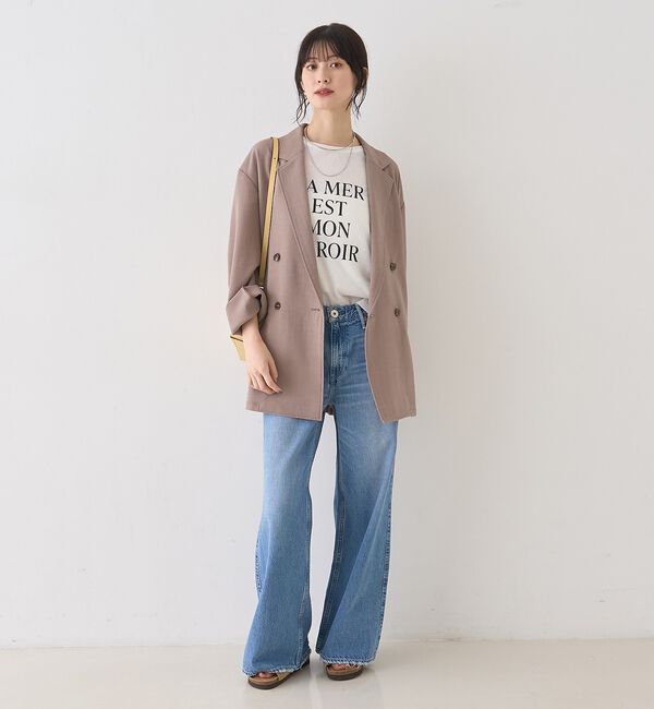 Rouge vif「バスケットメッシュダブルジャケット【予約】」|テーラードジャケット|