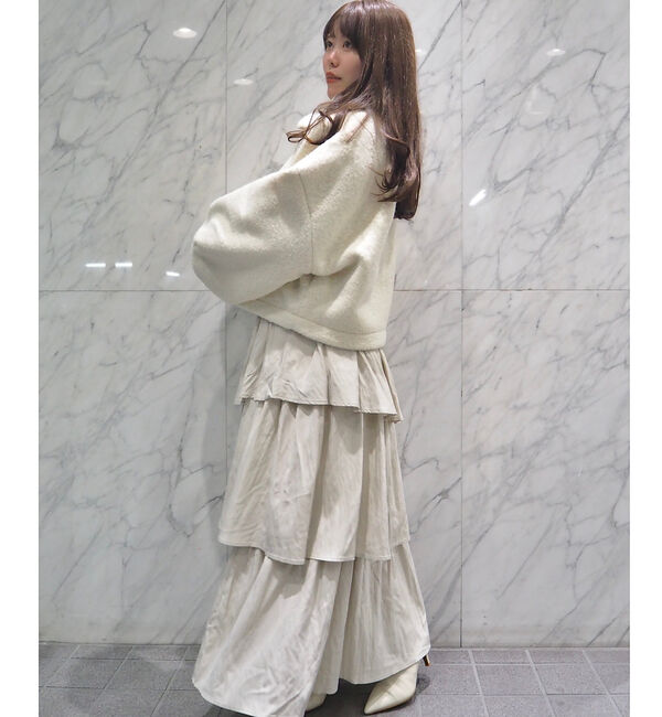 SELFIST「ボリューム袖シープボアジャケット」|ブルゾン・スタジャン|