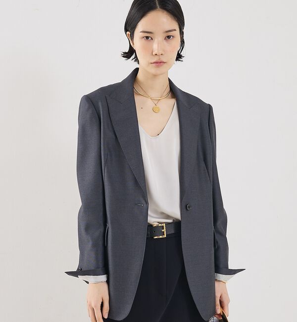 The Store by C' 「【COCUCA】ピークドマスキュリンジャケット」|テーラードジャケット|