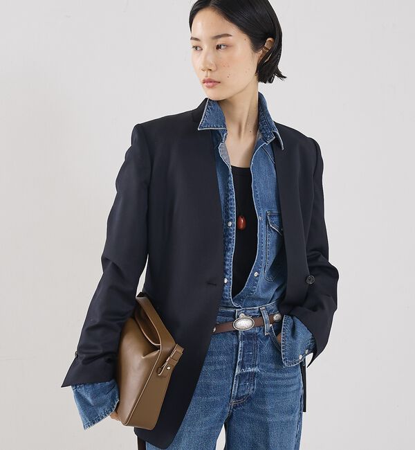 The Store by C' 「【COCUCA】ノーカラージャケット」|ノーカラージャケット|