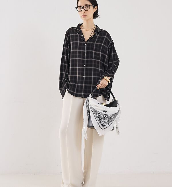 The Store by C' 「【REMI RELIEF】【別注】レーヨンツイルチェックシャツ2」|シャツ・ブラウス|