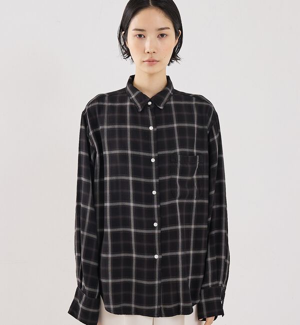 The Store by C' 「【REMI RELIEF】【別注】レーヨンツイルチェックシャツ2」|シャツ・ブラウス|