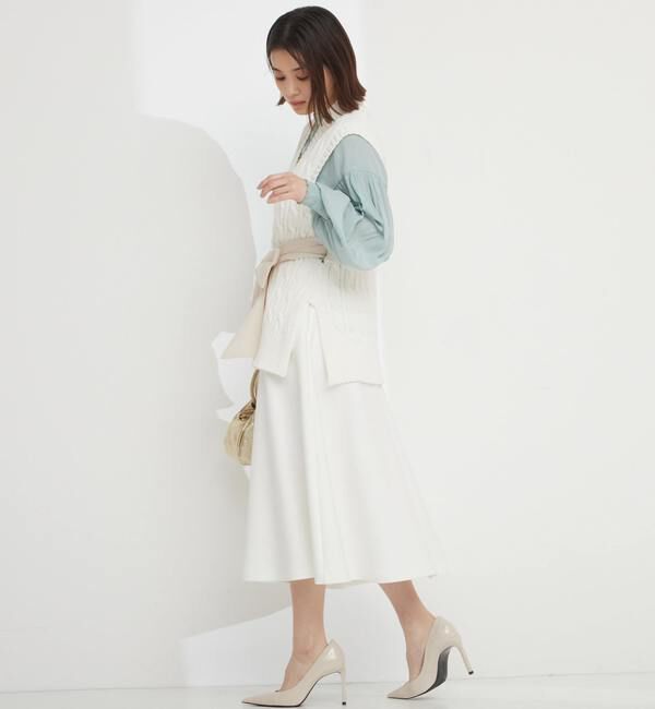 TIARA「ケーブルリボンニット」|ニット・セーター|