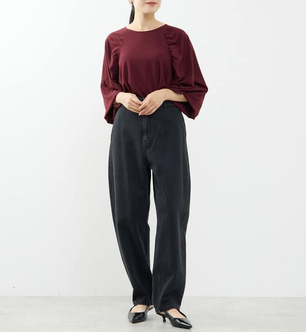 TIARA「ギャザードルマンブラウス」|シャツ・ブラウス|