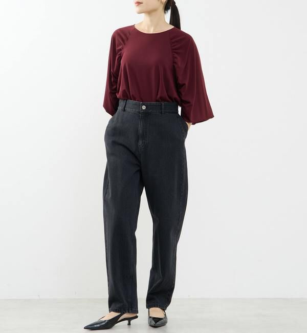 TIARA「ギャザードルマンブラウス」|シャツ・ブラウス|