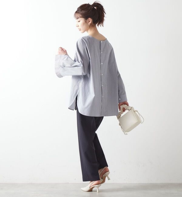 Liesse「オックスハイウエストパンツ（セットアップ対応可）」|その他|