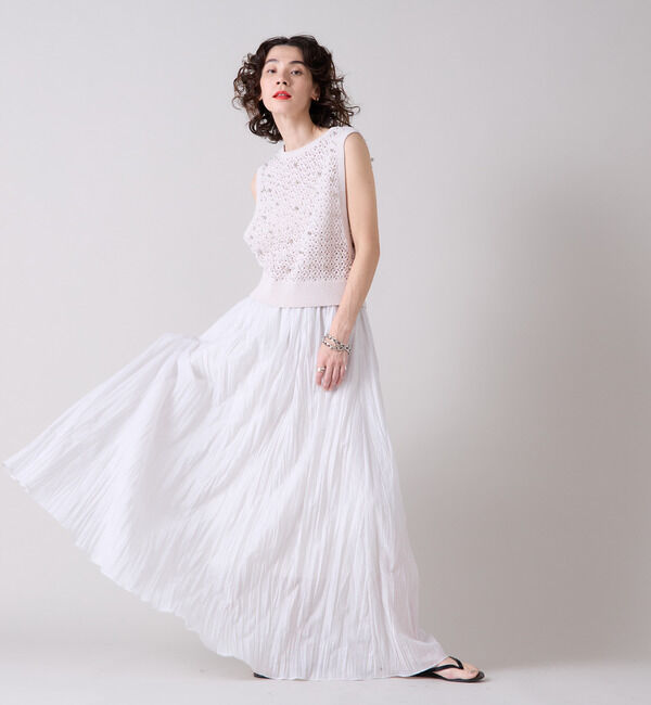 Liesse「パールニットベスト」|ベスト・ジレ|