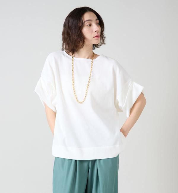 Liesse「袖サテンニット」|ニット・セーター|