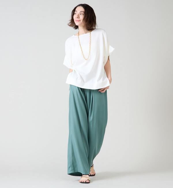 Liesse「袖サテンニット」|ニット・セーター|