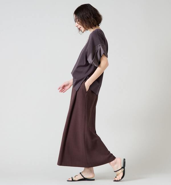 Liesse「袖サテンニット」|ニット・セーター|