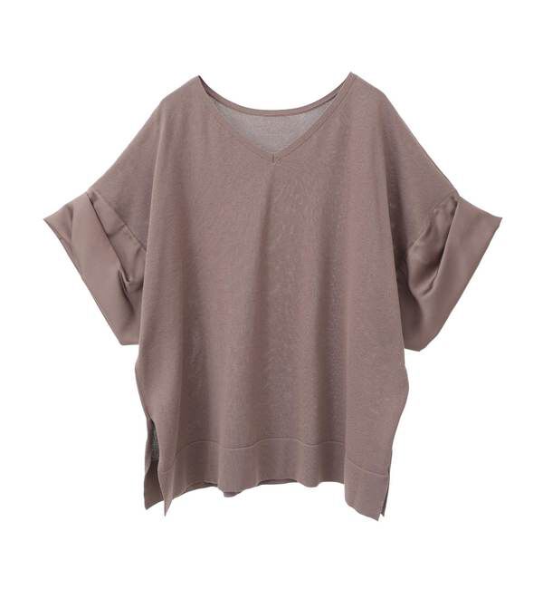 Liesse「袖サテンニット」|ニット・セーター|