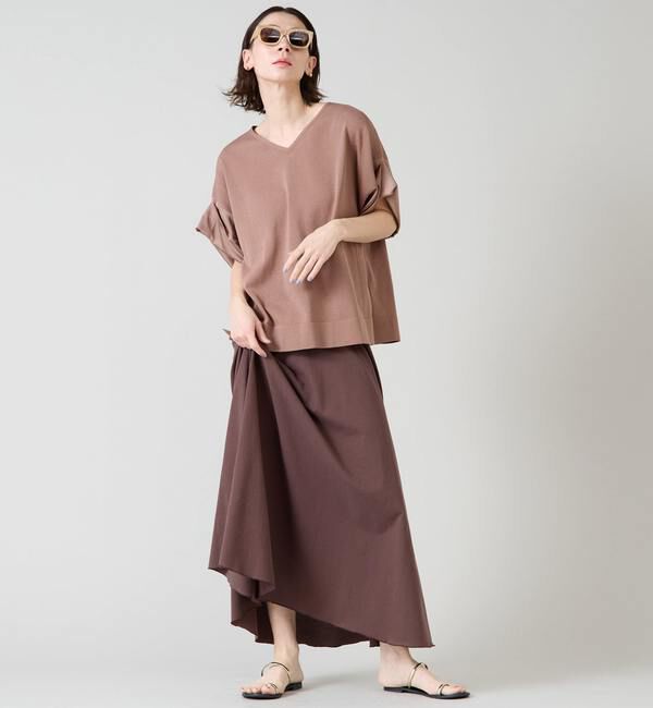 Liesse「袖サテンニット」|ニット・セーター|