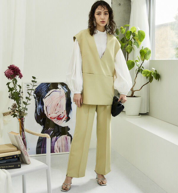 Soffitto「サイドスりットストレートストレッチパンツ」|その他|