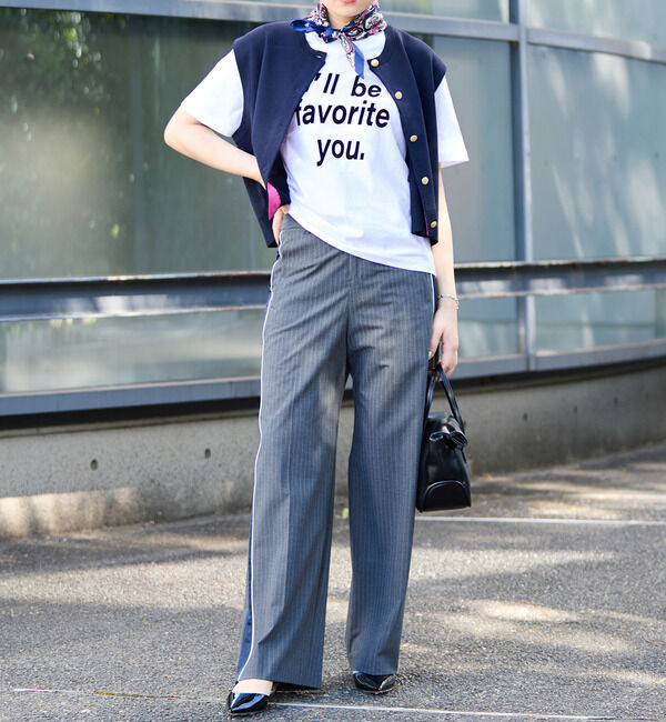 Soffitto「釦付きニットベスト」|ベスト・ジレ|