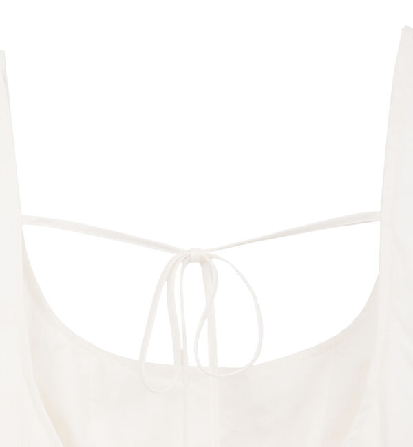 SOFFITTO「【ATELIER EDITION/アトリエ エディション 】Pleated Cotton Dress」|ワンピース|