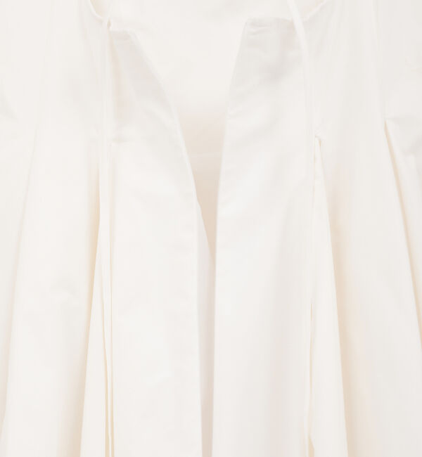 SOFFITTO「【ATELIER EDITION/アトリエ エディション 】Pleated Cotton Dress」|ワンピース|