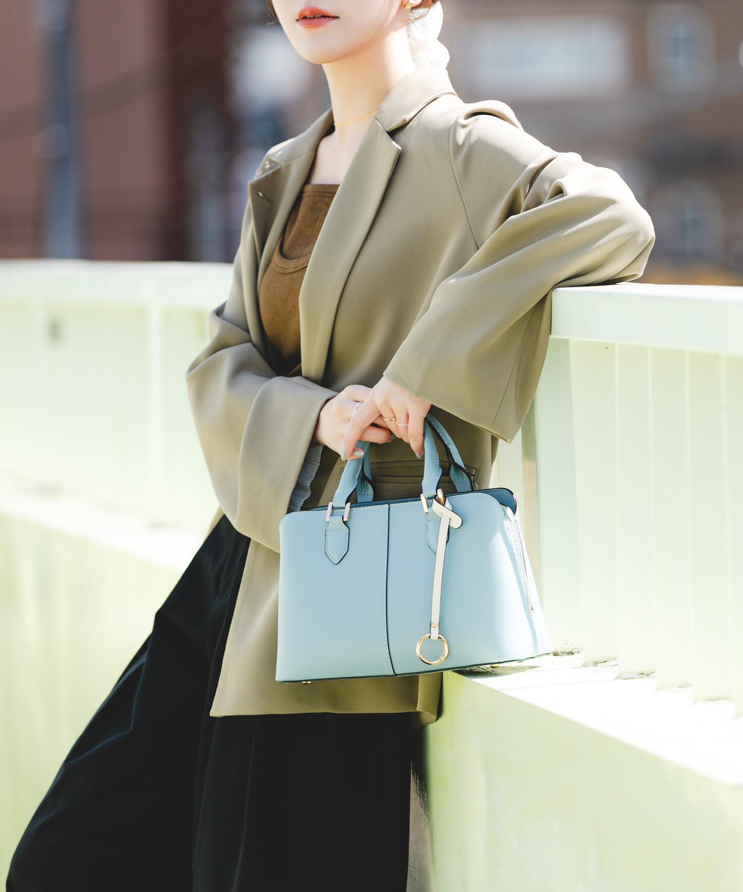 RODE SKO「センターステッチハンドバッグ」|ハンドバッグ|