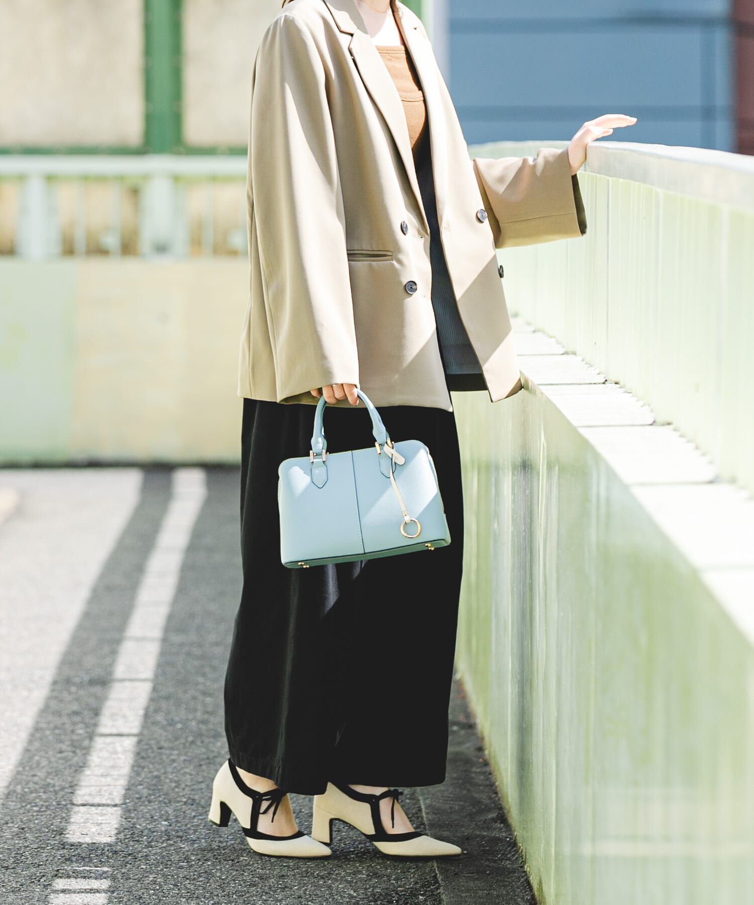 RODE SKO「センターステッチハンドバッグ」|ハンドバッグ|