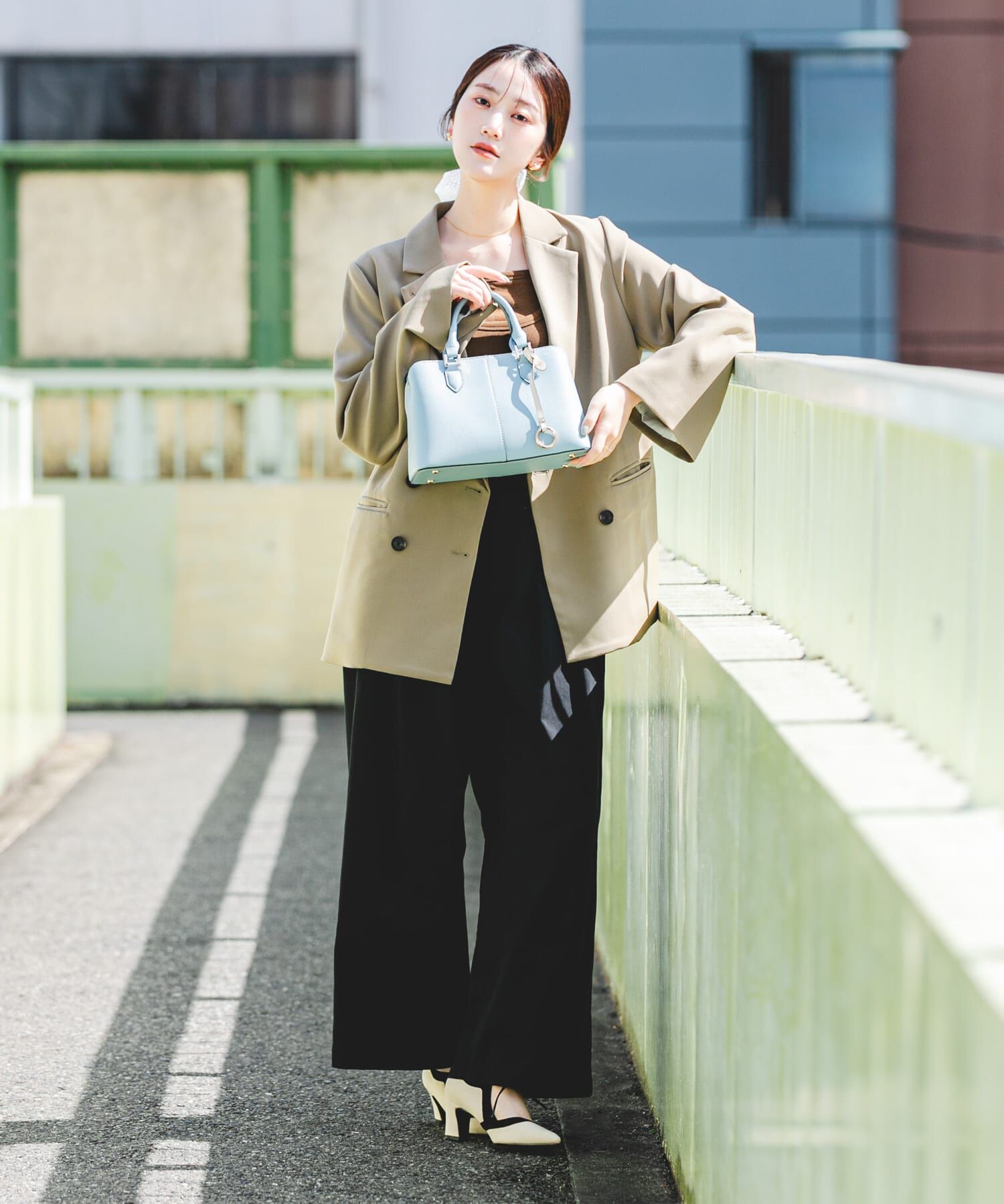 RODE SKO「センターステッチハンドバッグ」|ハンドバッグ|