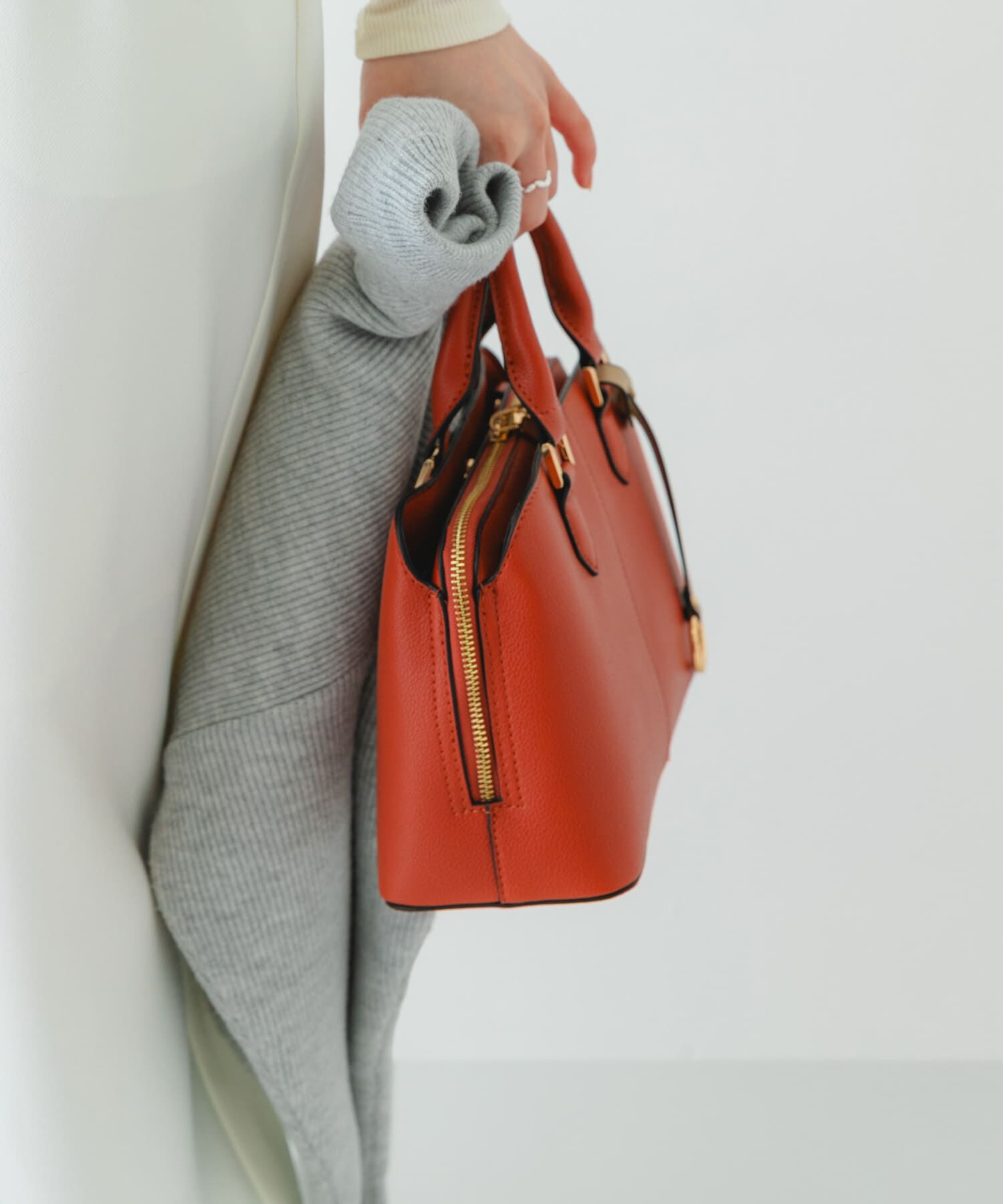 RODE SKO「センターステッチハンドバッグ」|ハンドバッグ|