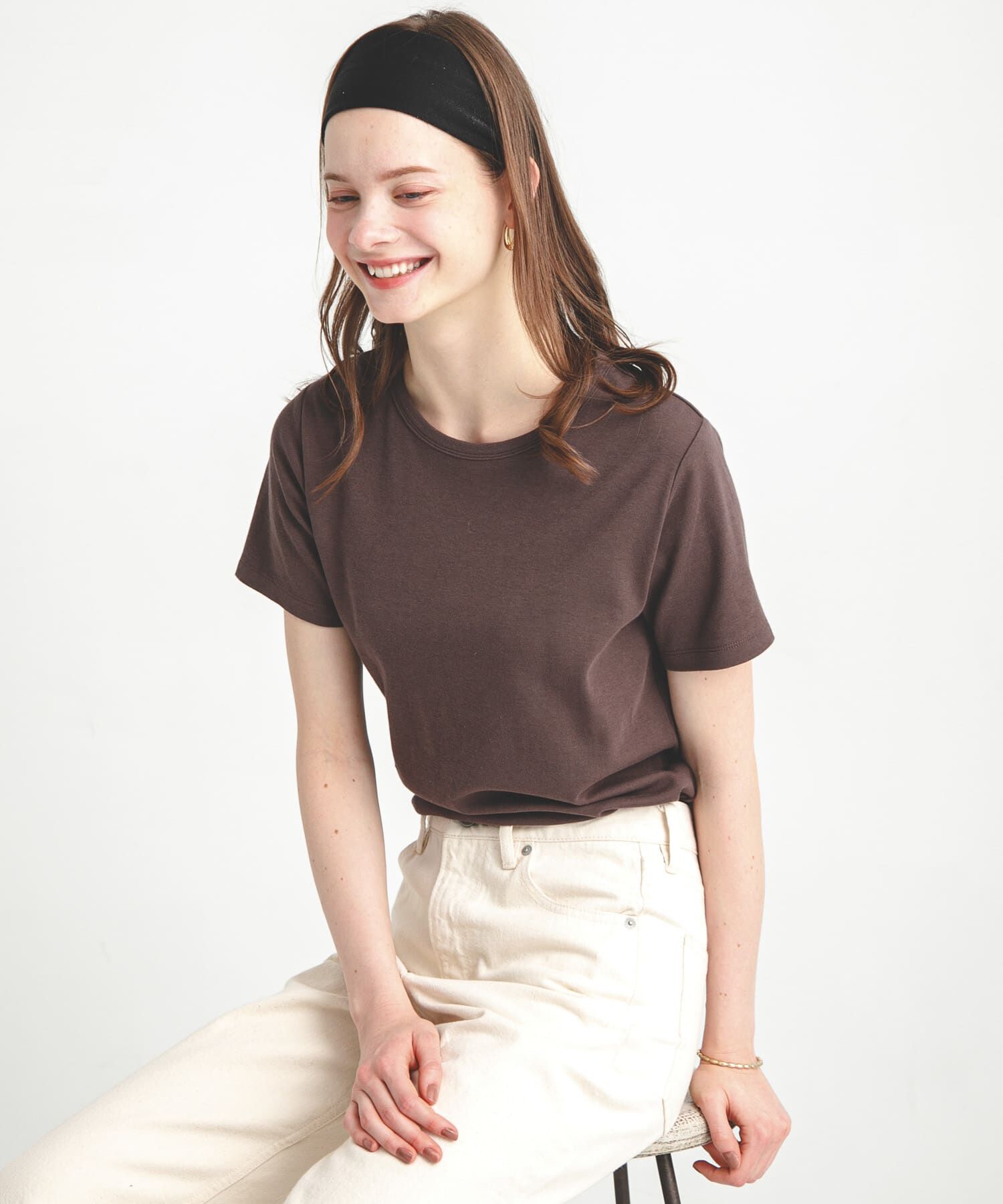 Sonny Label 「オーガニックコットンコンパクトスムースTシャツ」|Tシャツ・カットソー|