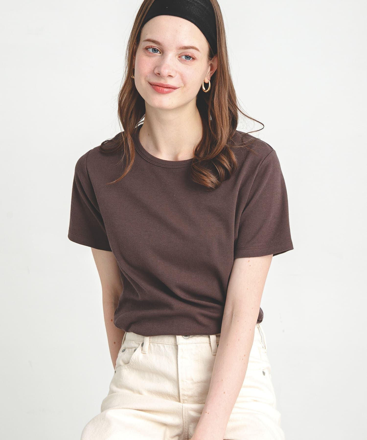 Sonny Label 「オーガニックコットンコンパクトスムースTシャツ」|Tシャツ・カットソー|