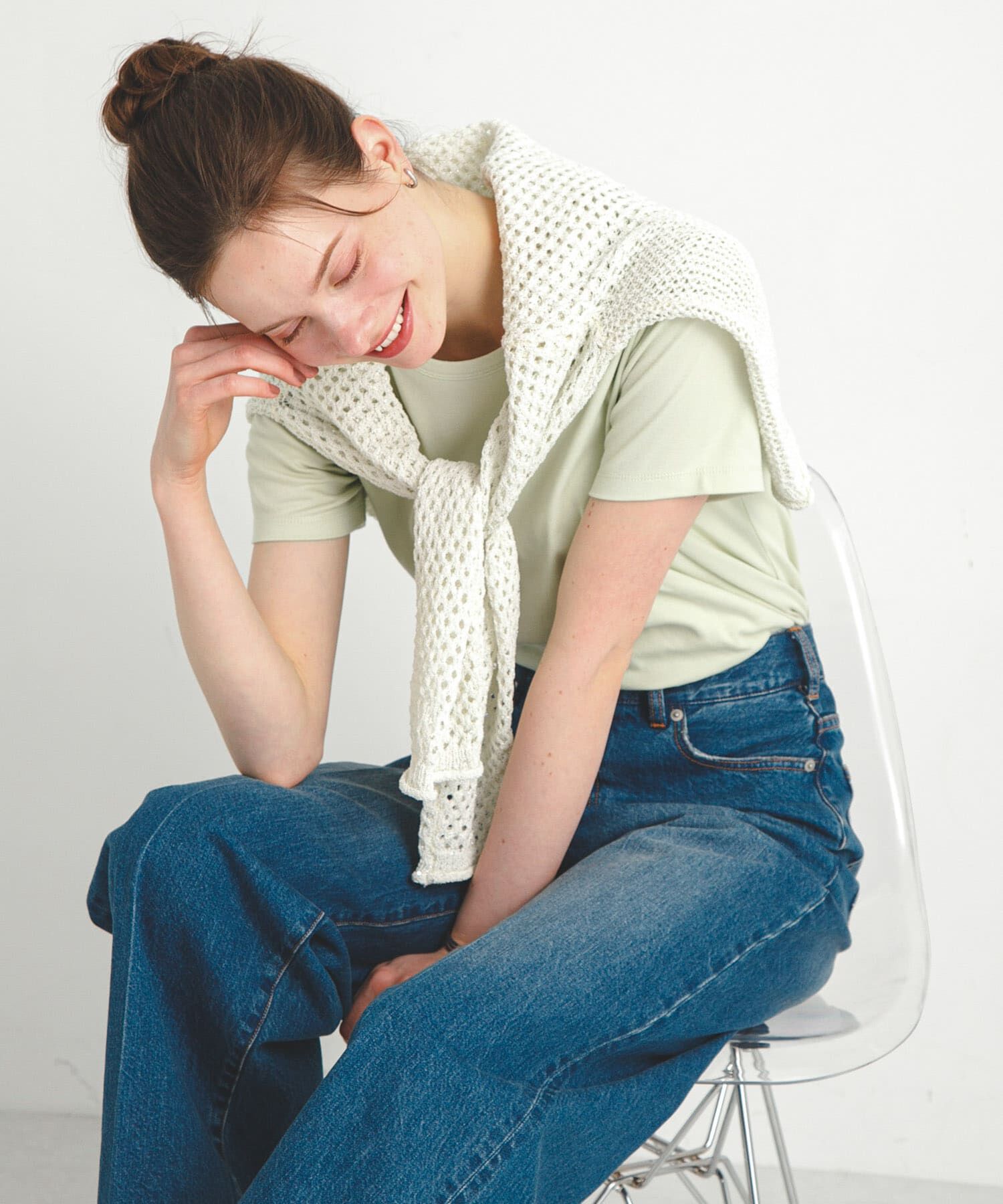 Sonny Label 「オーガニックコットンコンパクトスムースTシャツ」|Tシャツ・カットソー|