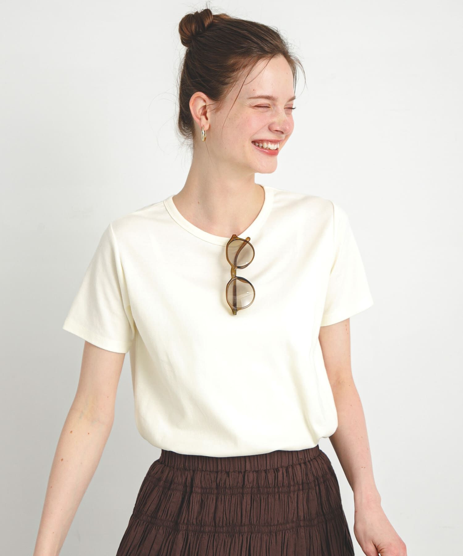 Sonny Label 「オーガニックコットンコンパクトスムースTシャツ」|Tシャツ・カットソー|