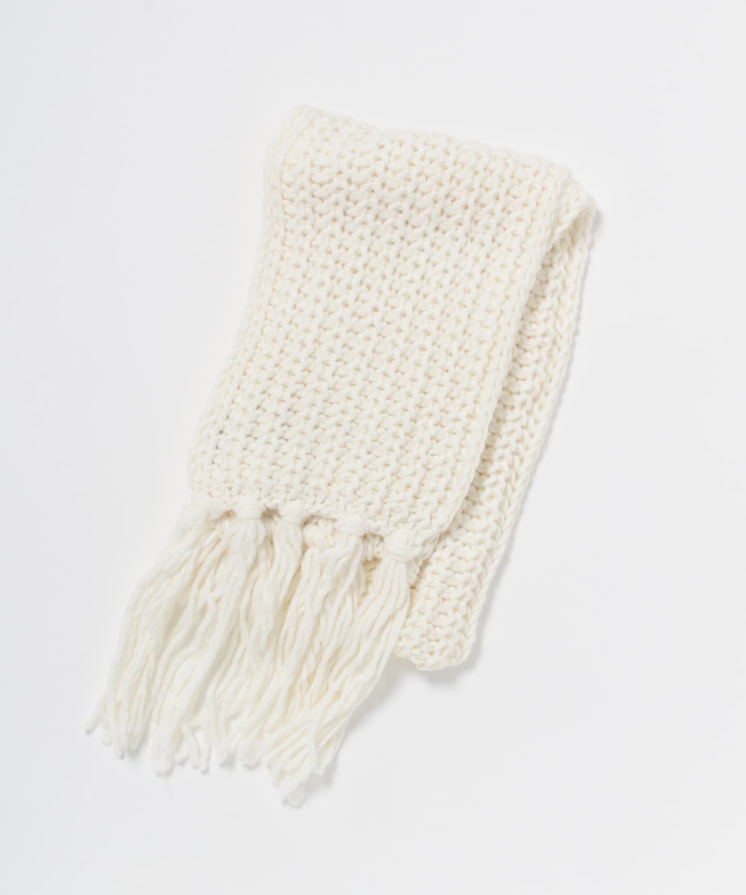 URBAN RESEARCH「Fratelli Talli　フリンジニットマフラー」|マフラー|