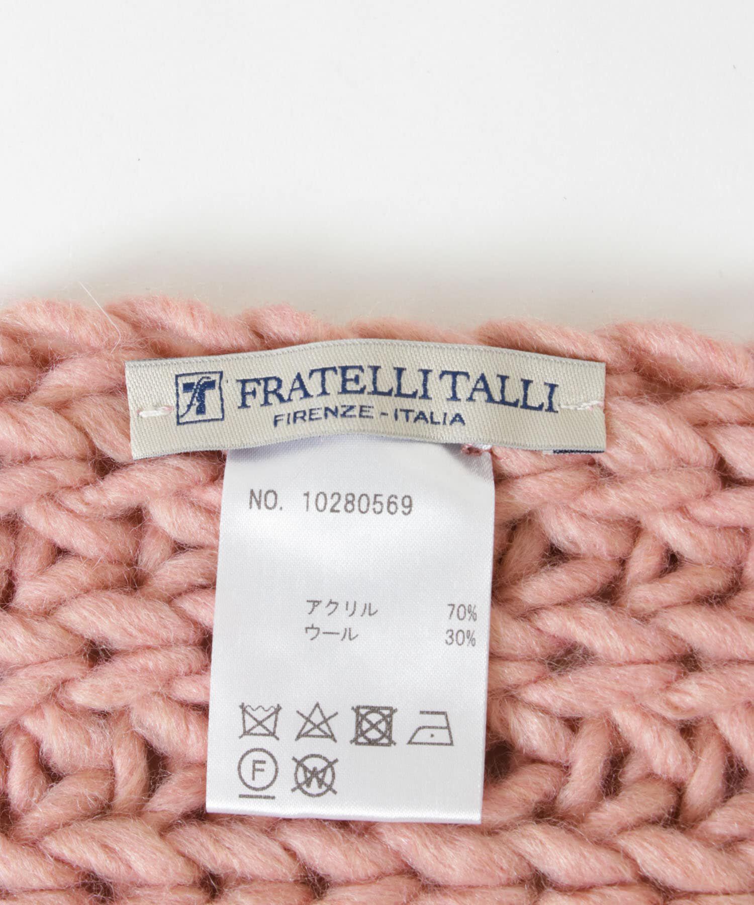 URBAN RESEARCH「Fratelli Talli　フリンジニットマフラー」|マフラー|