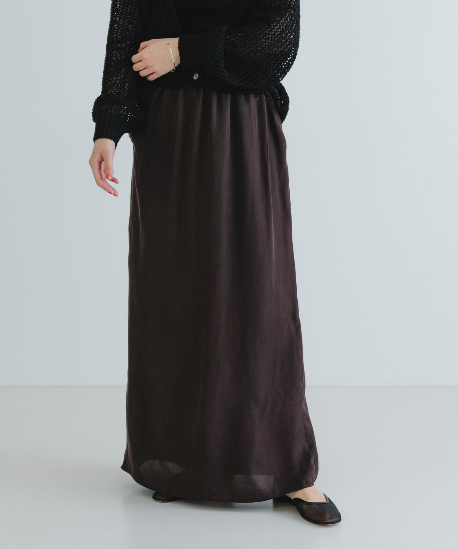 URBAN RESEARCH「『2サイズ展開』キュプラサテンストレートスカート」|スカート|