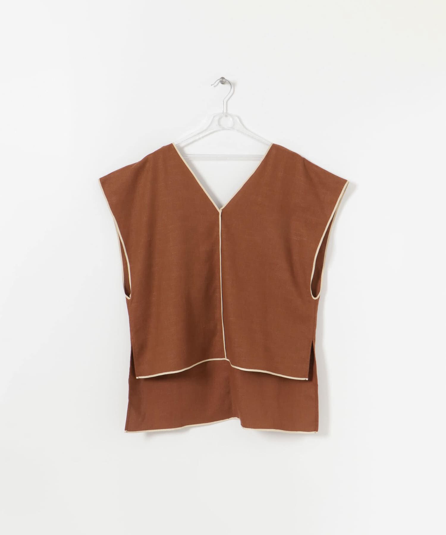 LAATO「PIPING VEST」|Tシャツ・カットソー|ブラウン