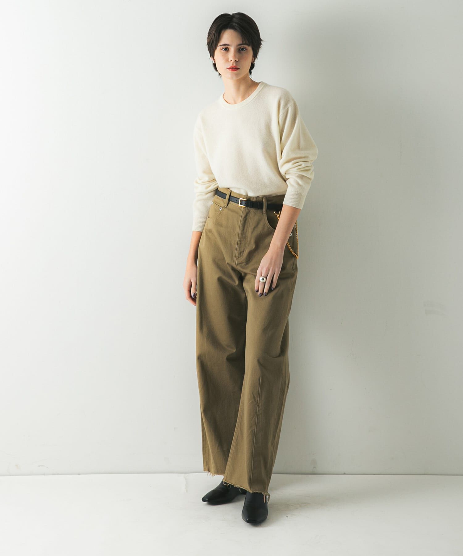 URBAN RESEARCH「ウール100 クルーネックソフトニット」|ニット・セーター|