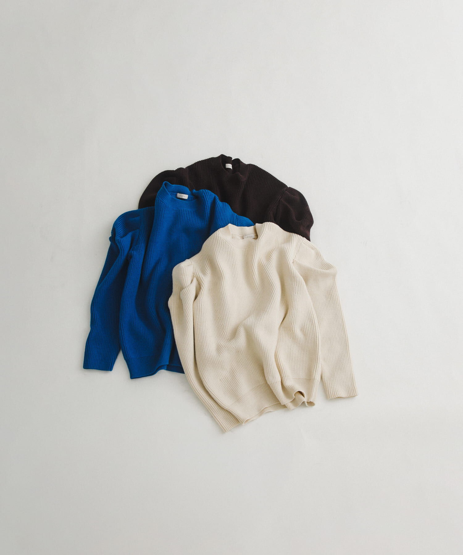 LAATO「tacked sleeves knit」|ニット・セーター|
