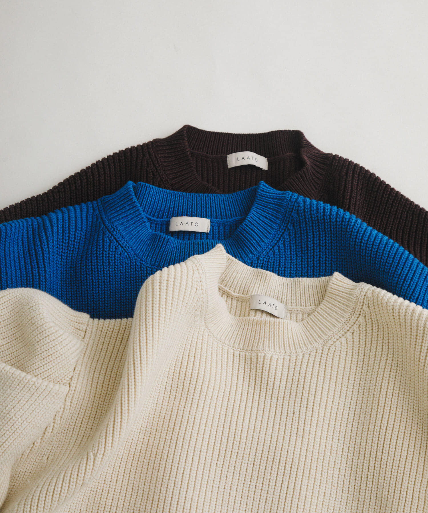 LAATO「tacked sleeves knit」|ニット・セーター|