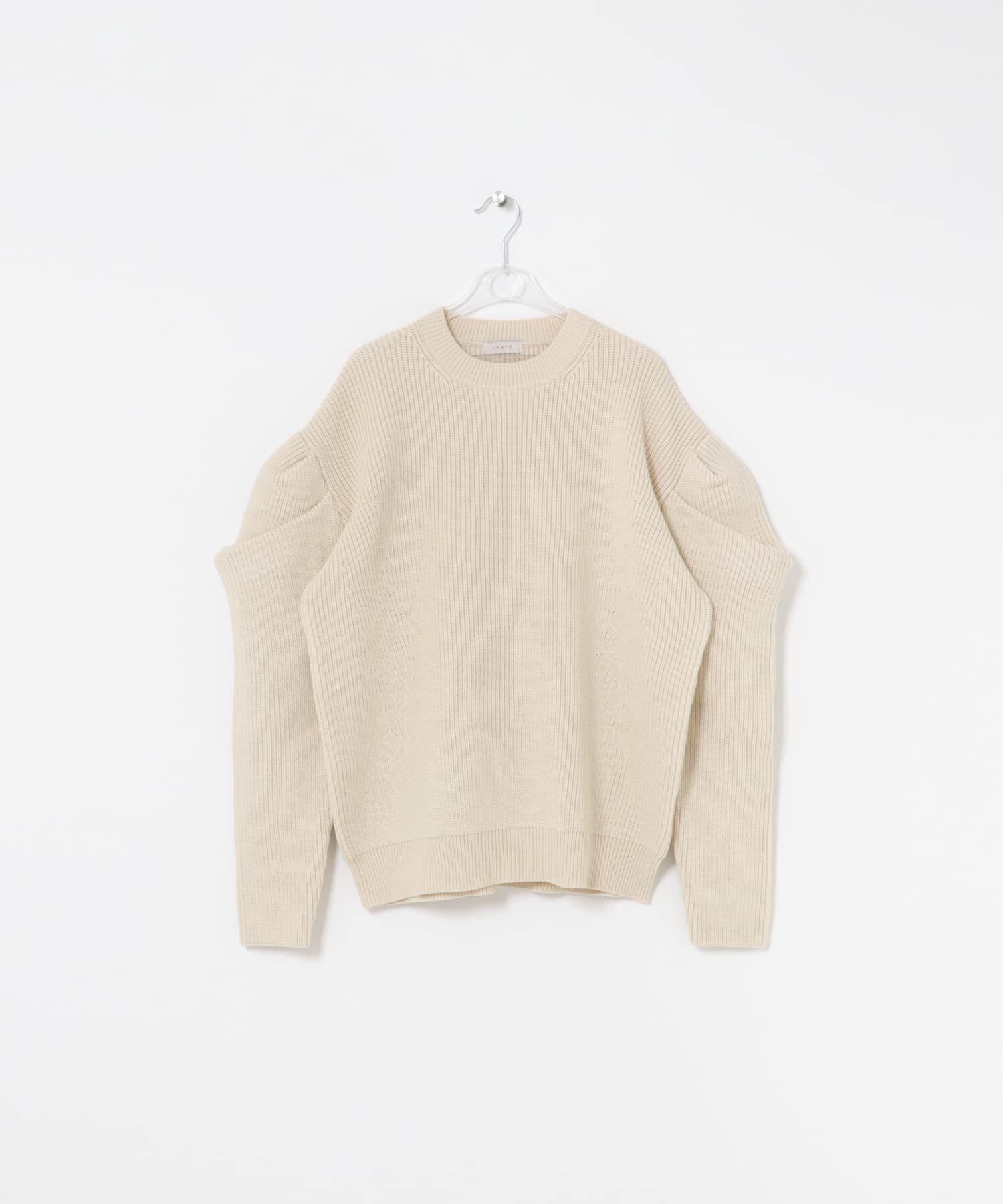 LAATO「tacked sleeves knit」|ニット・セーター|