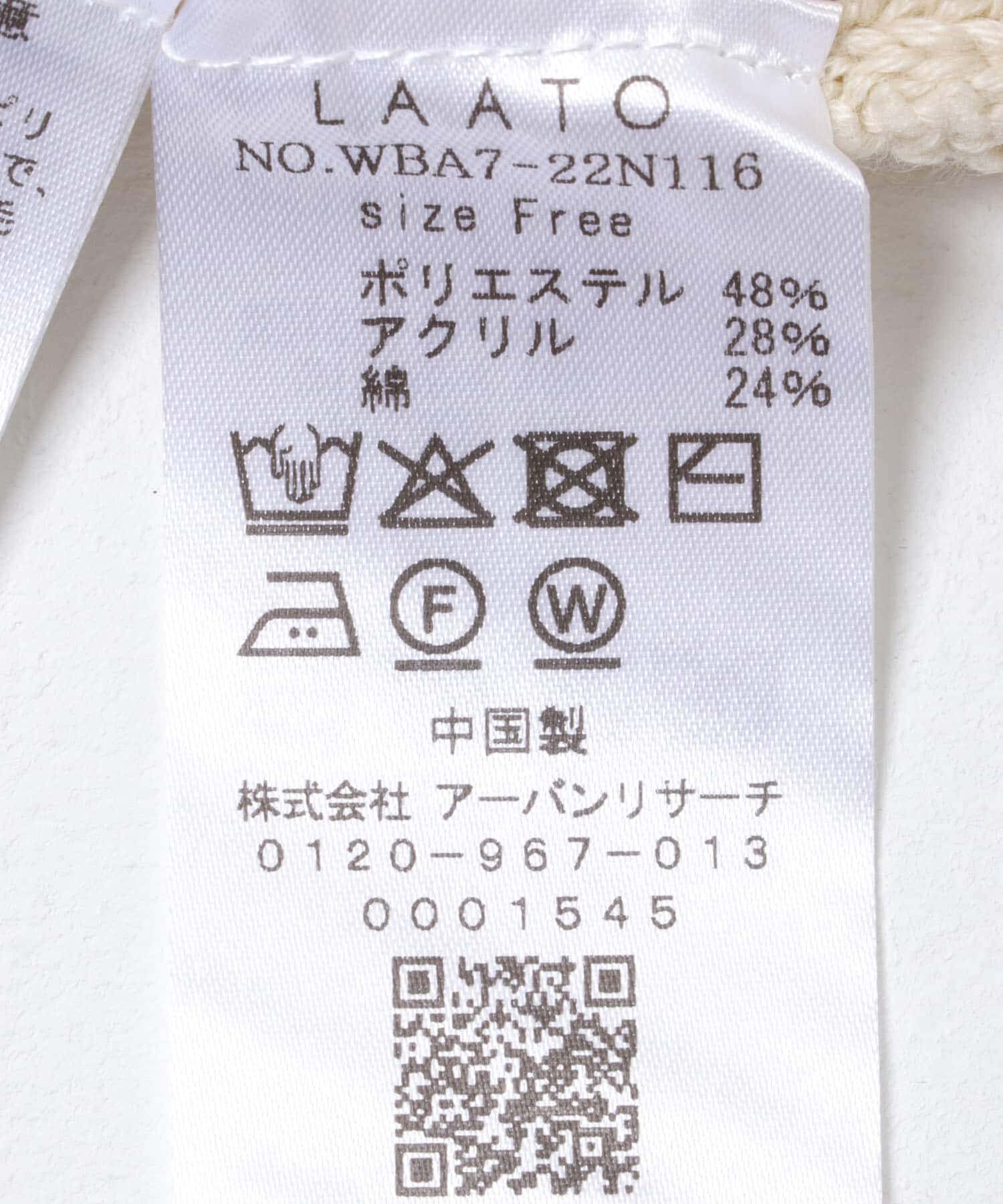 LAATO「tacked sleeves knit」|ニット・セーター|