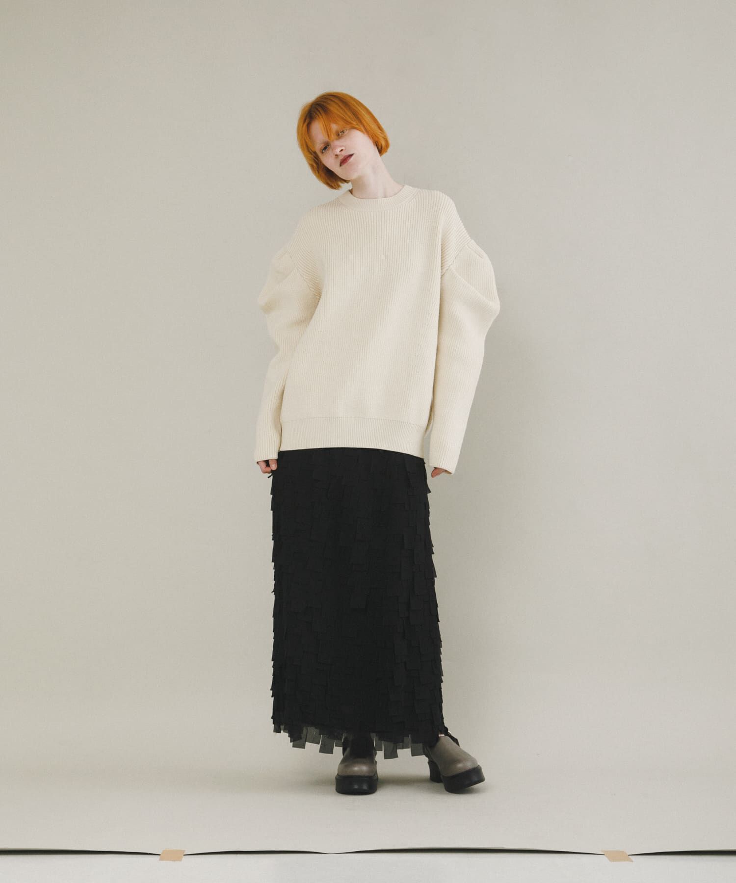 LAATO「tacked sleeves knit」|ニット・セーター|