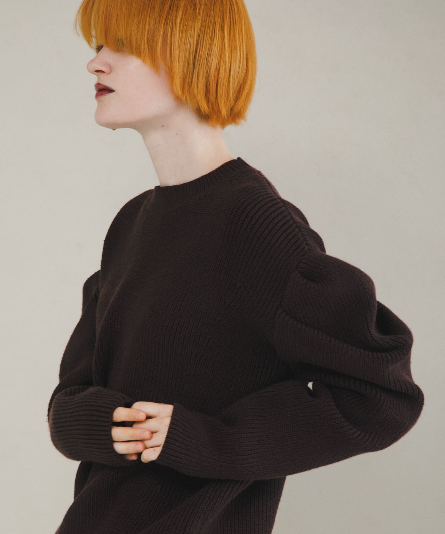 LAATO「tacked sleeves knit」|ニット・セーター|