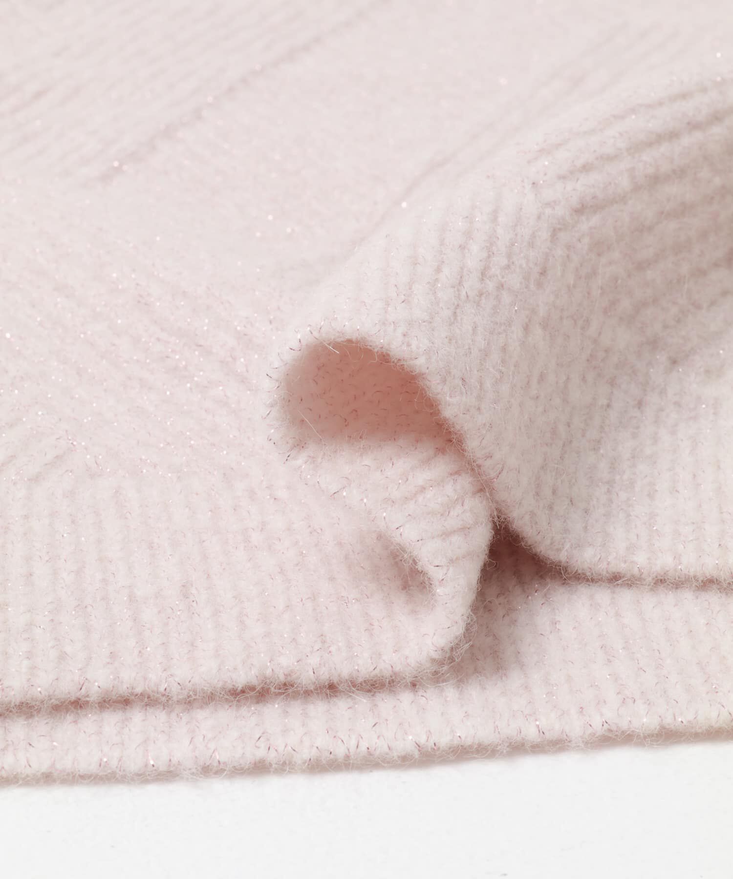 URBAN RESEARCH ROSSO「ダイヤ柄編ラメミックスニット」|ニット・セーター|