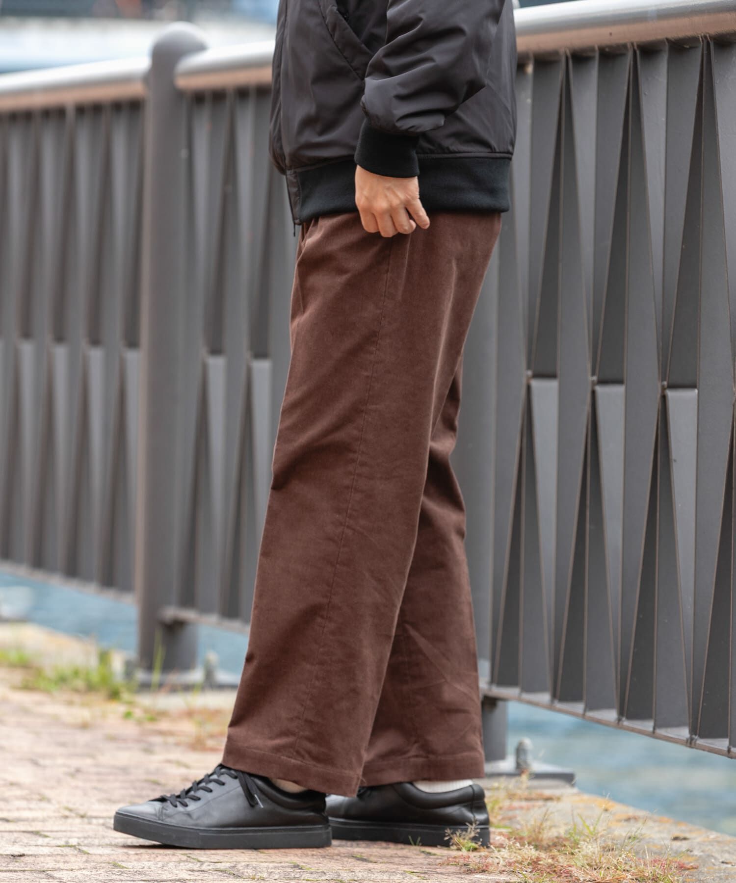 URBAN RESEARCH ROSSO「『XLサイズあり』ストレッチコーデュロイ1タックワイドスラックス」|その他|