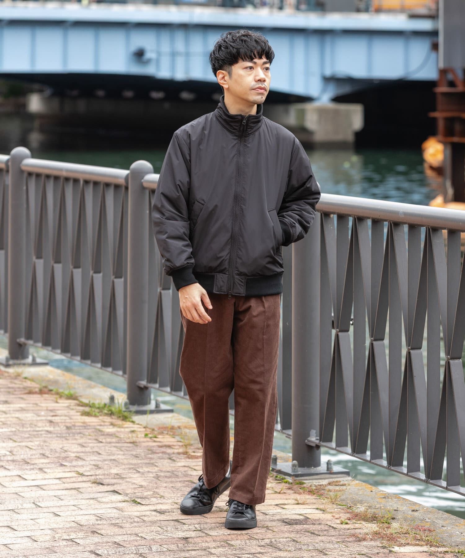 URBAN RESEARCH ROSSO「『XLサイズあり』ストレッチコーデュロイ1タックワイドスラックス」|その他|