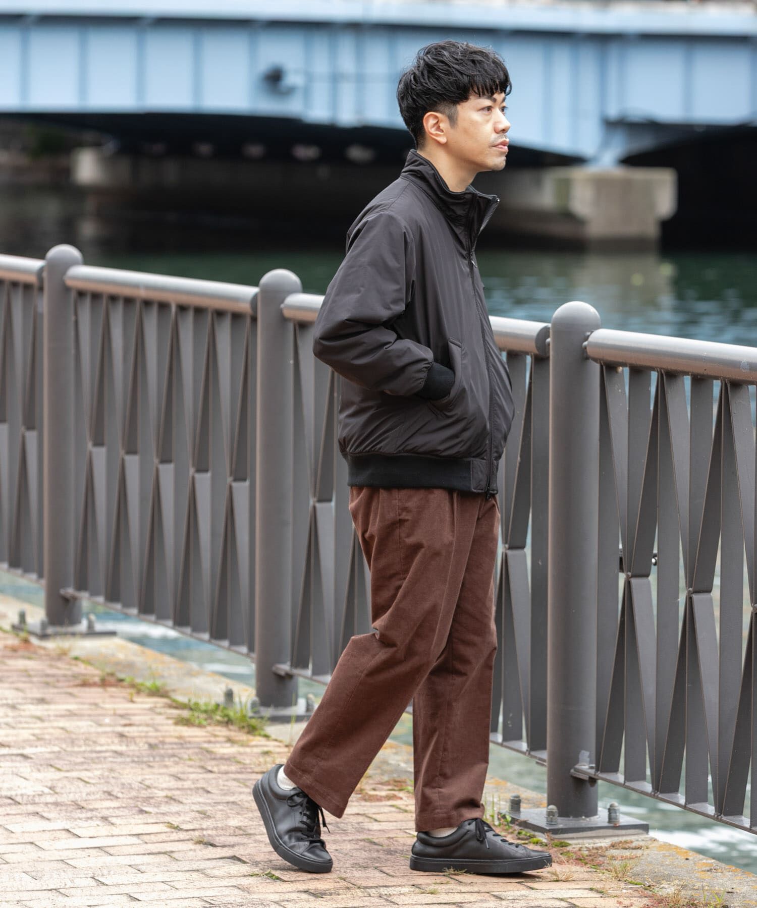 URBAN RESEARCH ROSSO「『XLサイズあり』ストレッチコーデュロイ1タックワイドスラックス」|その他|