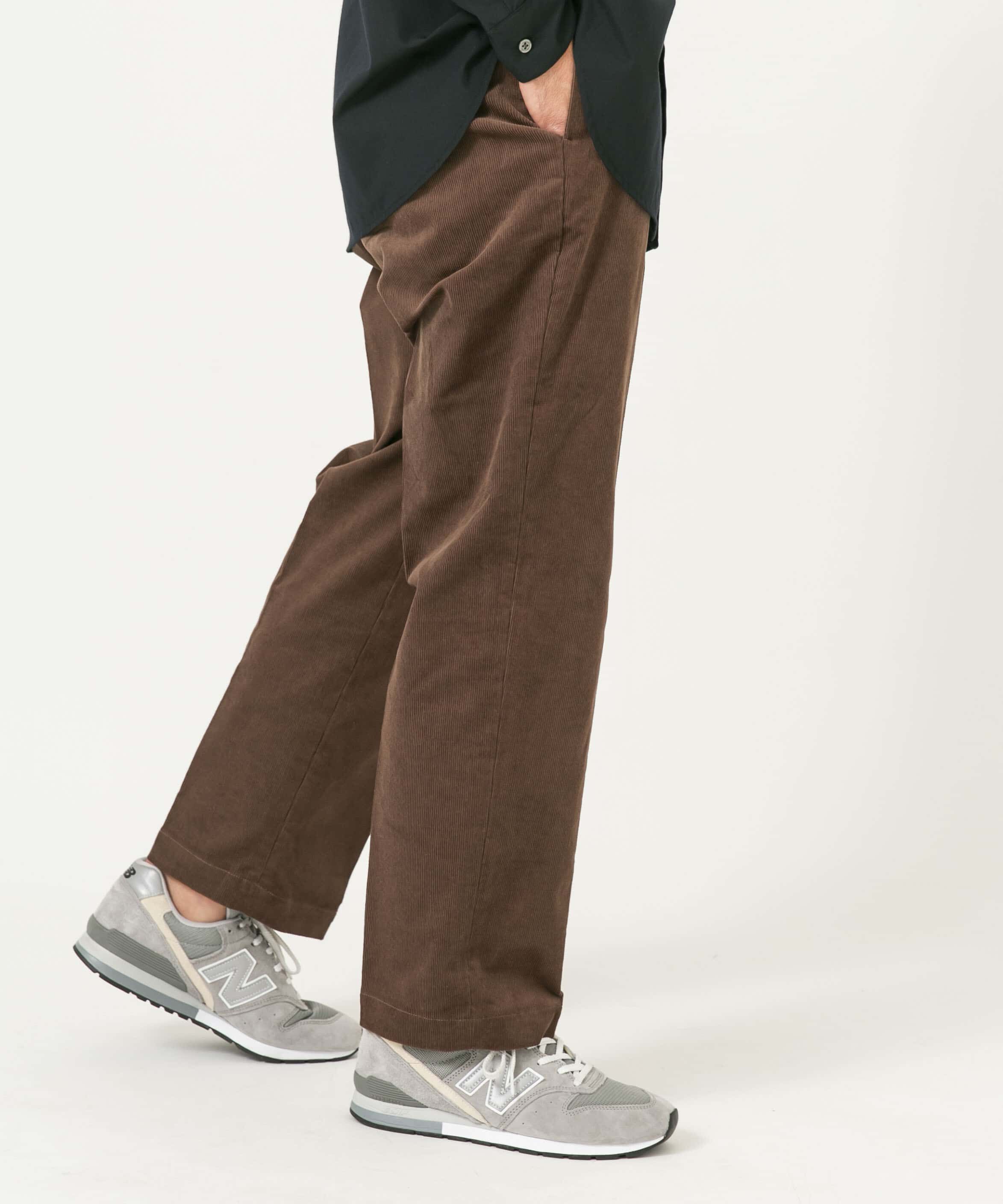 URBAN RESEARCH ROSSO「『XLサイズあり』ストレッチコーデュロイ1タックワイドスラックス」|その他|