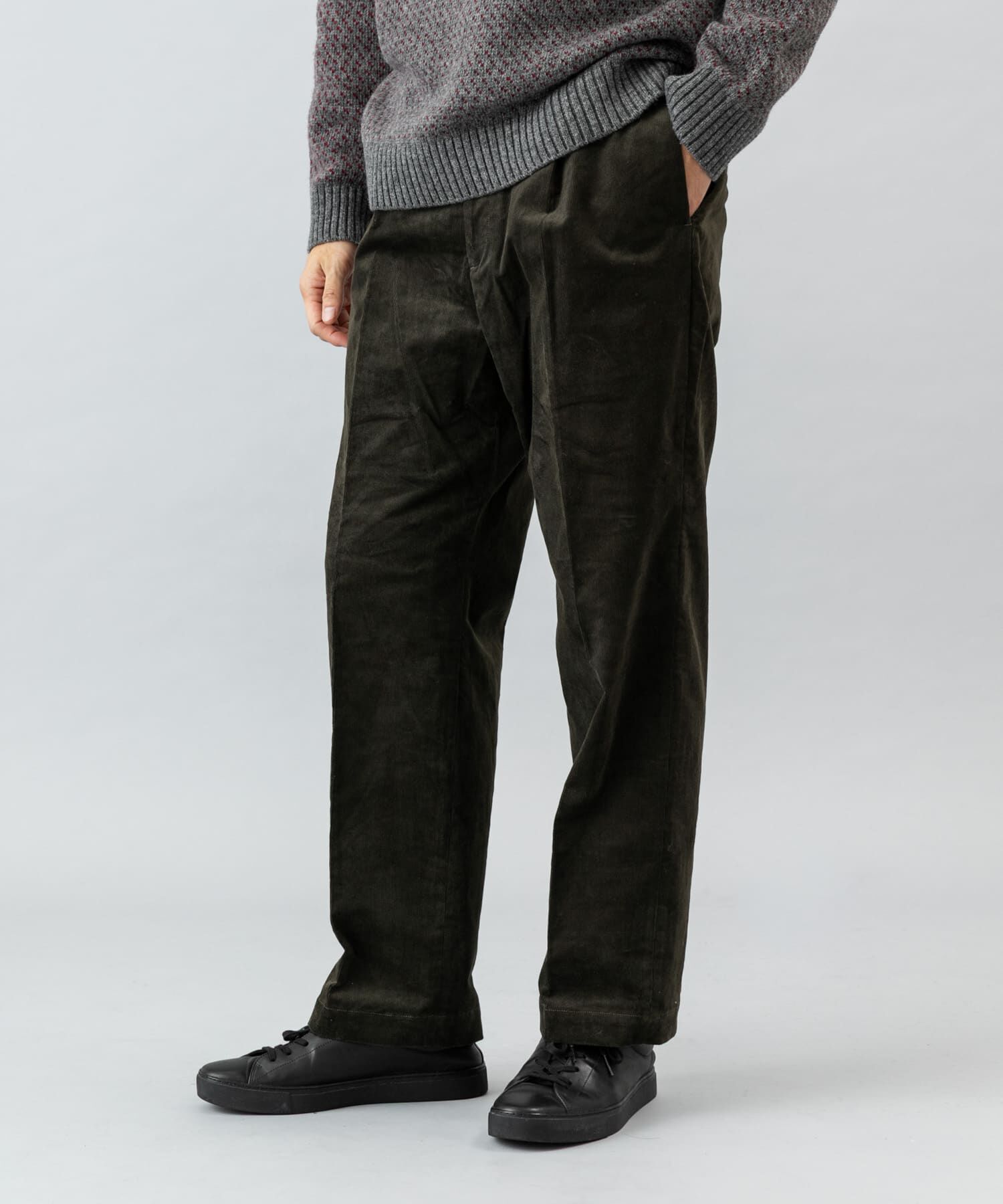 URBAN RESEARCH ROSSO「『XLサイズあり』ストレッチコーデュロイ1タックワイドスラックス」|その他|