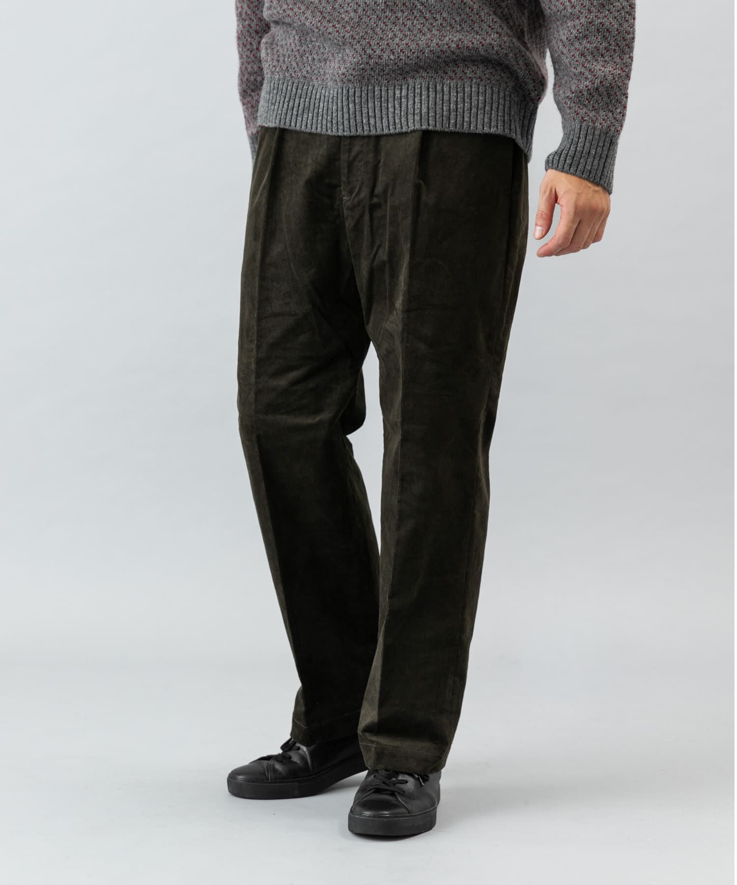 URBAN RESEARCH ROSSO「『XLサイズあり』ストレッチコーデュロイ1タックワイドスラックス」|その他|